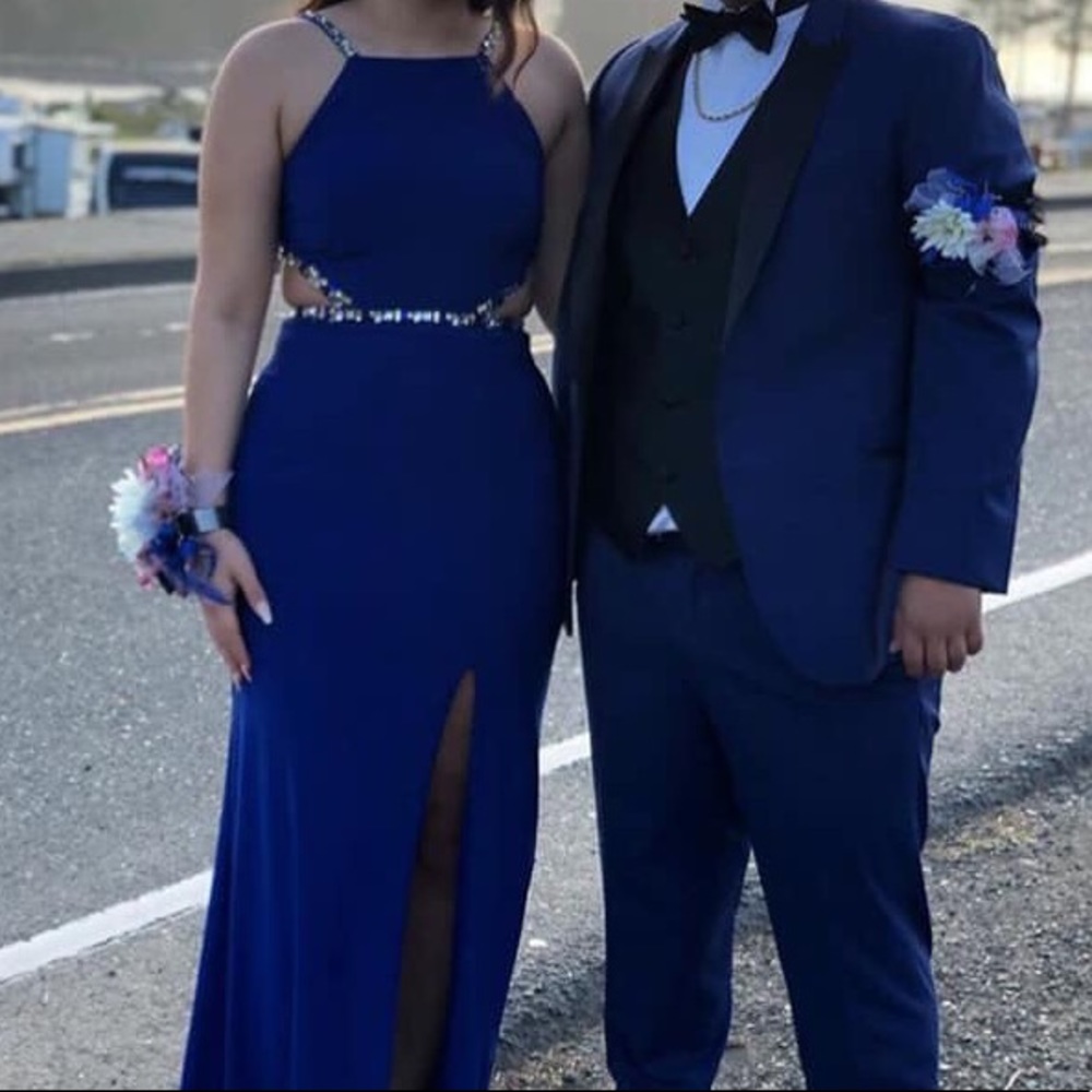 Royal Blue prom dress